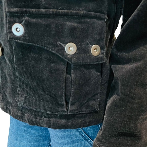 Corduroy and Faux Fur Jacket - Picture 4 of 12